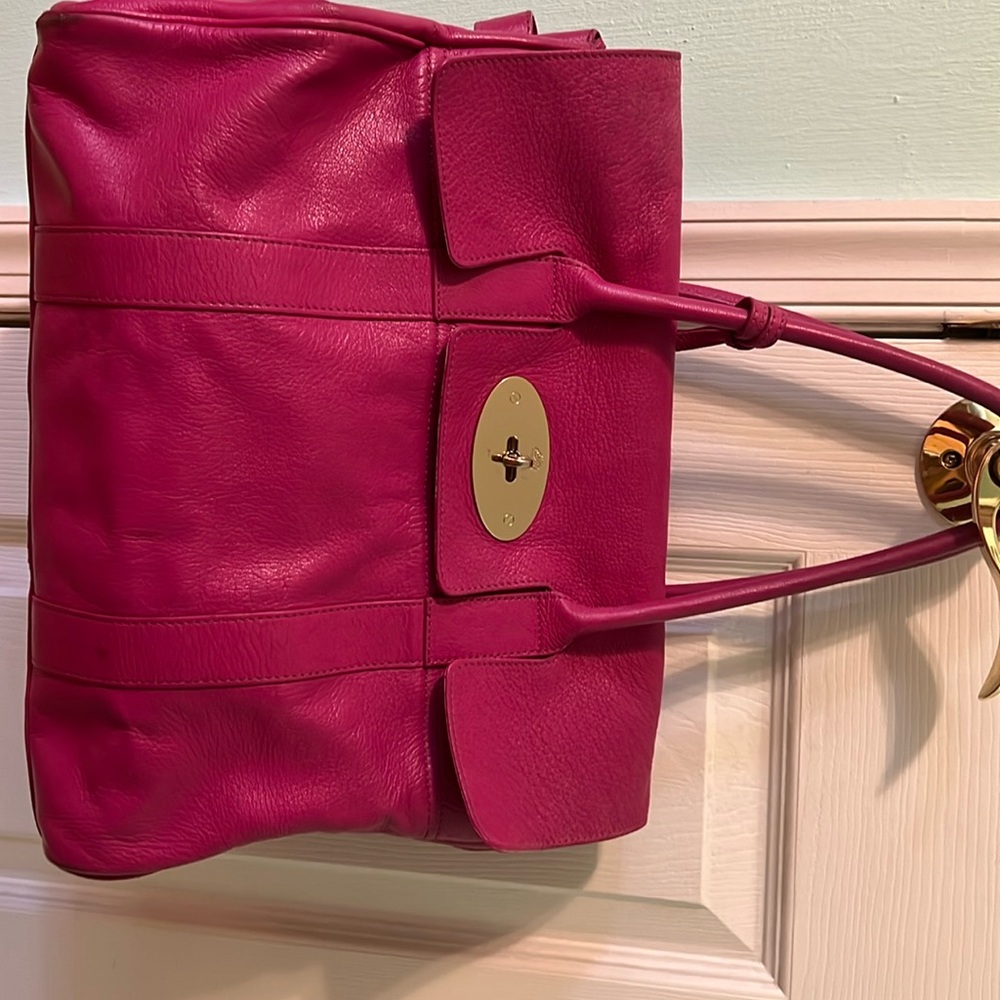 Mulberry Bayswater handbag   Magenta pink